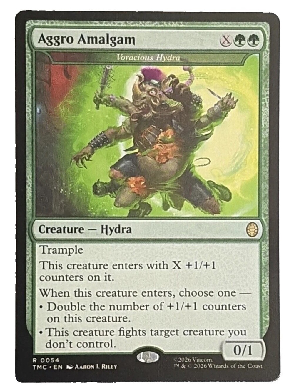 Aggro Amalgam - Voracious Hydra Commander: Teenage Mutant Ninja Turtles Regular